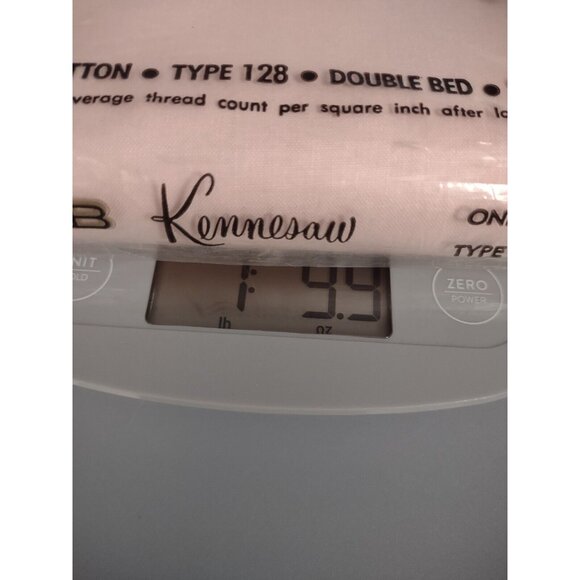 Vintage Bibb Kennesaw USA Pink One Sheet Double Bed 81 x99" New Old Stock, READ - Picture 11 of 13